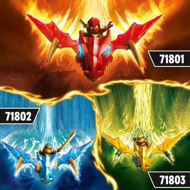 LEGO NINJAGO, Atacul dragonului zburator al lui Kai, 71801