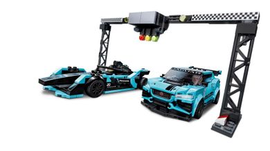 LEGO Speed Champions, Formula E Panasonic Jaguar Racing GEN2 car & Jaguar I-PACE eTROPHY, 76898