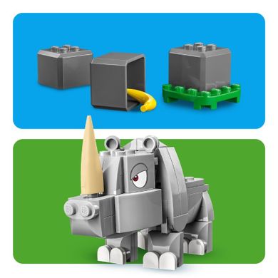 LEGO Super Mario, Set de extindere Rinocerul Rambi, 71420