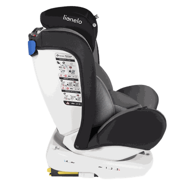Lionelo, Bastiaan, scaun auto cu baza rotativa, Grey