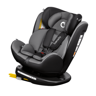 Lionelo, Bastiaan, scaun auto cu baza rotativa, Grey/Black