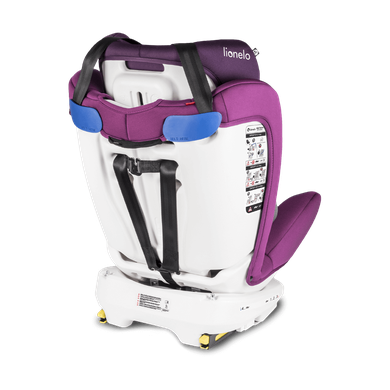Lionelo, Bastiaan, scaun auto cu baza rotativa, Violet