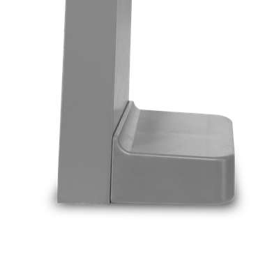 Lionelo, Floris, scaun inalt din lemn, Grey Stone