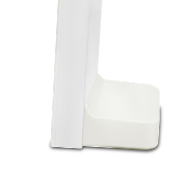 Lionelo, Floris, scaun inalt din lemn, White