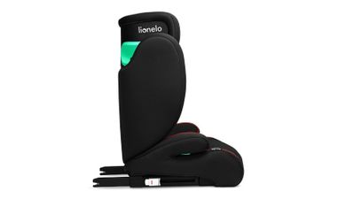 Lionelo, Hugo, I-size, scaun auto, 100-150 cm, Sporty Black Red