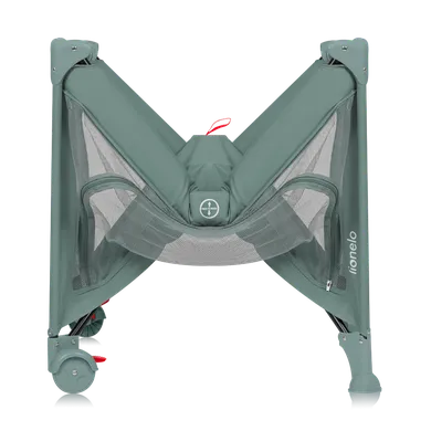 Lionelo, Laura, patut de calatorie compact 2in1, Green Sage