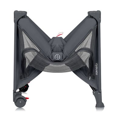 Lionelo, Laura, patut de calatorie compact 2in1, Grey Concrete