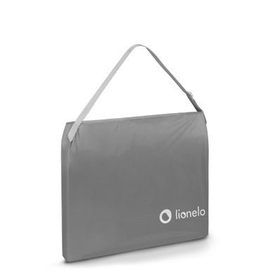 Lionelo, Lora, bariera de protectie pentru patut, pliabil, Grey Stone