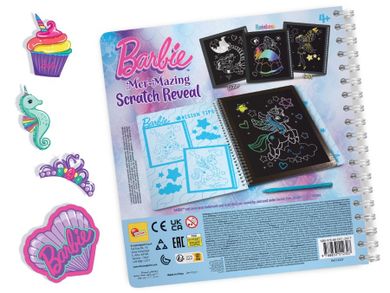 Lisciani, Barbie, Mer-Mazing Scratch Reveal, set creativ