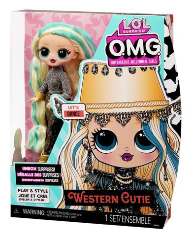 L.O.L. Surprise O.M.G. Core Series 7, Western Cutie, papusa cu accesorii