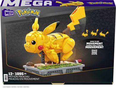 MEGA Pokemon, Pikachu, set de constructie, 1095 piese