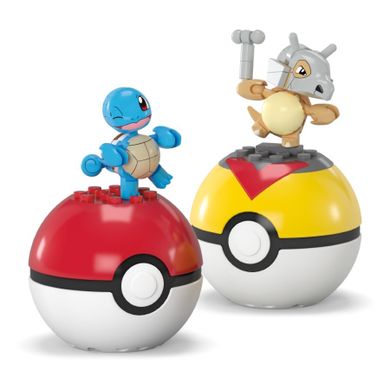 MEGA Pokemon, Squirtle si Cubone, set de constructie, 45 piese