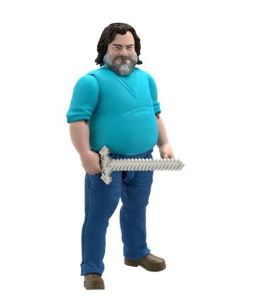 Minecraft, Movie, Steve, figurina