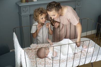 Motherhood, Scutece din muselina 70-80 cm, 3 buc., Pink Classics
