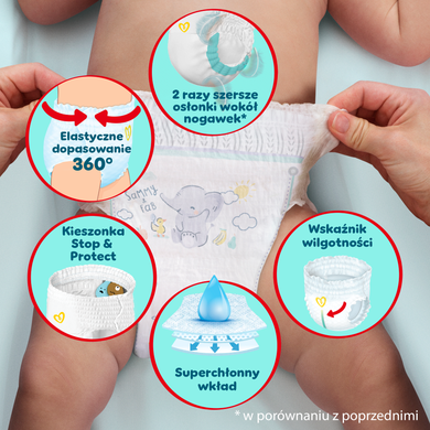 Pampers Premium Care Pants, scutece-chilotel marimea 5, 12-17 kg, 34 buc.