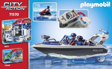 Playmobil, City Action, Operatiunea politiei pe apa, 71570