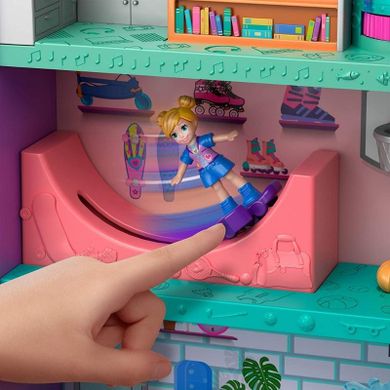 Polly Pocket, Mega Mall, set de joaca cu figurine si accesorii
