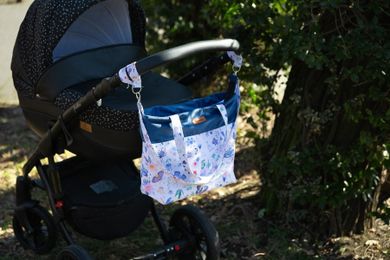 Sensillo, Libelule, geanta pentru carucior, catifea