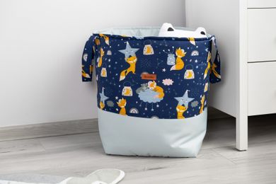 Sensillo, Vulpite, cos pentru jucarii, mediu, bleumarin
