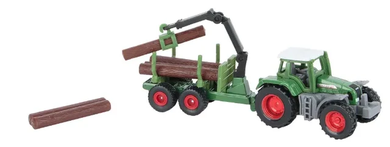 Siku, Tractor cu remorca transport lemne, macheta, S1645