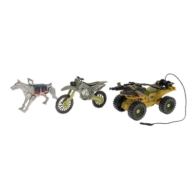 Smiki, Armed Forces, 10 figurine, 3 mijloace de transport, set