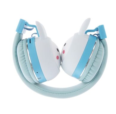 Smiki, Iepuras, casti wireless, supraauriculare, albastru