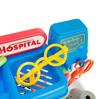 Smiki, set medical, carucior cu accesorii medicale