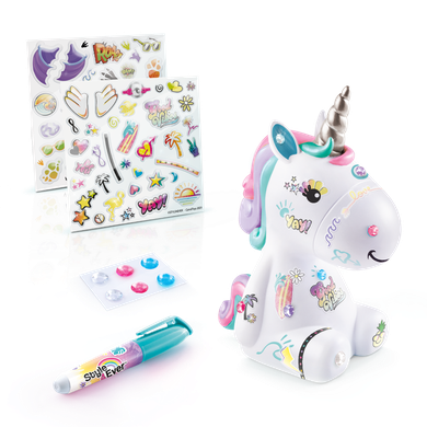 Smiki, Vinyl Design, Unicorn, pusculita, DIY, albastru