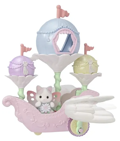Sylvanian Families, Vehiculul zburator al zanei florilor, set cu figurina, 5827