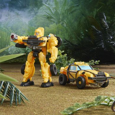 Transformers, Rise of the Beasts, Battle Changer, figurina Bumblebee, 11 cm