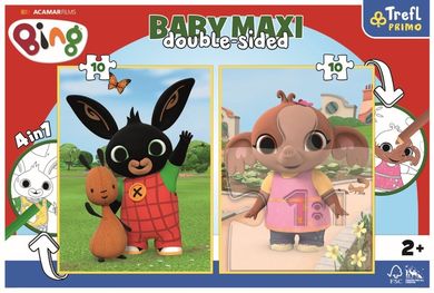 Trefl, Bing, Baby Maxi, puzzle, 2-10 piese
