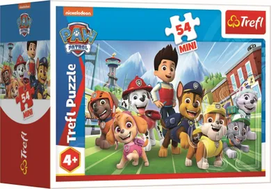 Trefl, Fii ca Paw Patrol, mini puzzle, 54 elemente, 1 buc.