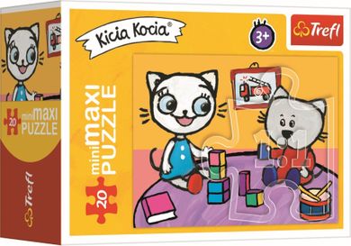 Trefl, In lumea pisicutelor, puzzle mini maxi, 20 elemente, 1 buc.