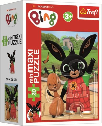 Trefl, Prietenii lui Bing, puzzle mini maxi, 20 elemente, 1 buc.