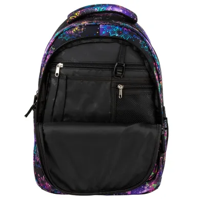 BackUp, rucsac pentru scoala, cu 3 compartimente, Mandalas