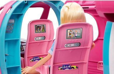 Barbie, Dreamhouse Adventures, Avion de vis, set cu papusa