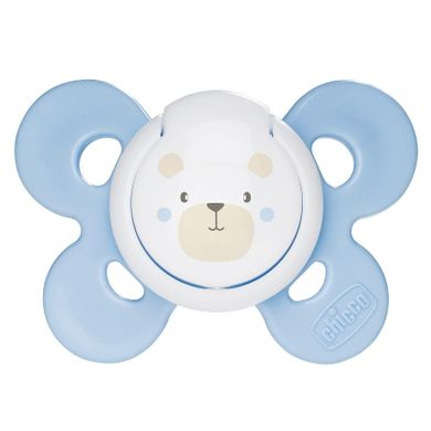 Chicco, PhysioForma Comfort, suzeta din silicon, albastru, 0 luni+