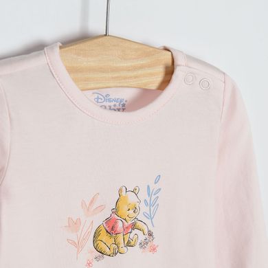 Cool Club, Body cu maneca lunga pentru fete, mix, imprimeu Winnie the Pooh, set, 3 buc.