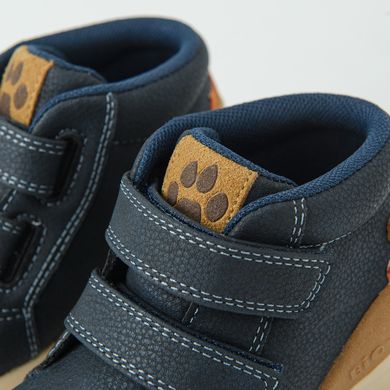 Cool Club, Pantofi pentru baieti, parfumati, bleumarin, brant din piele, talpa Bio-Fit