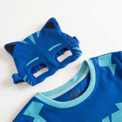 Cool Club, Pijama pentru baieti, albastru, imprimeu PJ Masks