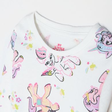 Cool Club, Pijama pentru fete, ecru, imprimeu My Little Pony