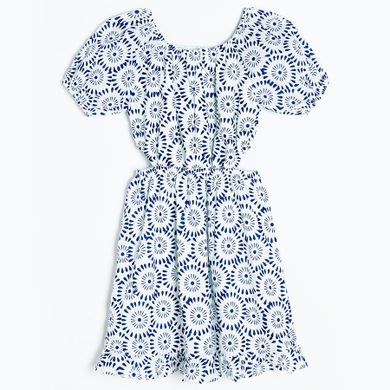 Cool Club, Rochie cu maneca scurta pentru fete, ecru