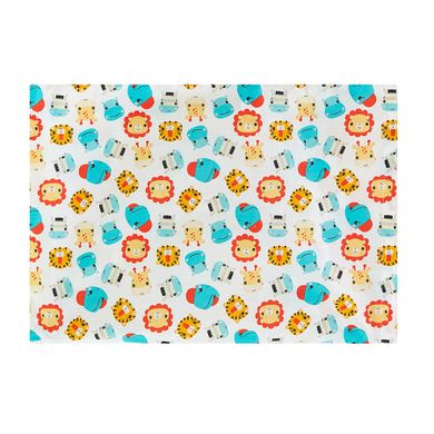 Cool Club, Set lenjerie pat fetite, 2 piese, alb, Fisher-Price, 135-100 cm