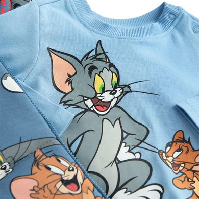 Cool Club, Set pentru baieti, Vesta, Bluza cu maneca lunga, Pantaloni trening, mix, imprimeu Tom & Jerry