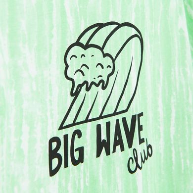 Cool Club, Tricou pentru baieti, oversize, alb-verde