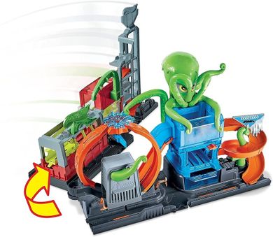 Hot Wheels City, Color Reveal, Spalatorie, set de joaca