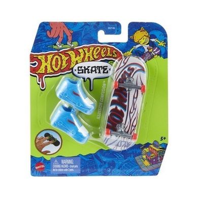 Hot Wheels, Skate, skateboard si pantofi, set de joaca, 1 buc.