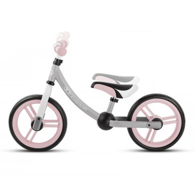 Kinderkraft, 2Way Next, bicicleta fara pedale cu accesorii, roz deschis