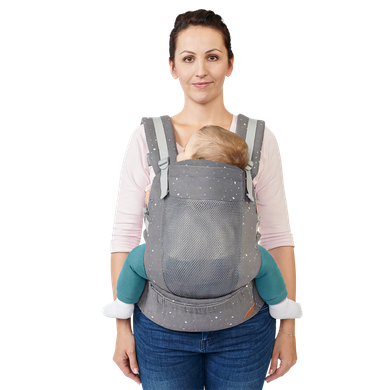 Kinderkraft, Huggy, marsupiu ergonomic, gri