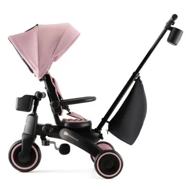 Kinderkraft, Jazz 2, tricicleta multifunctionala 5 in 1, Candy Pink